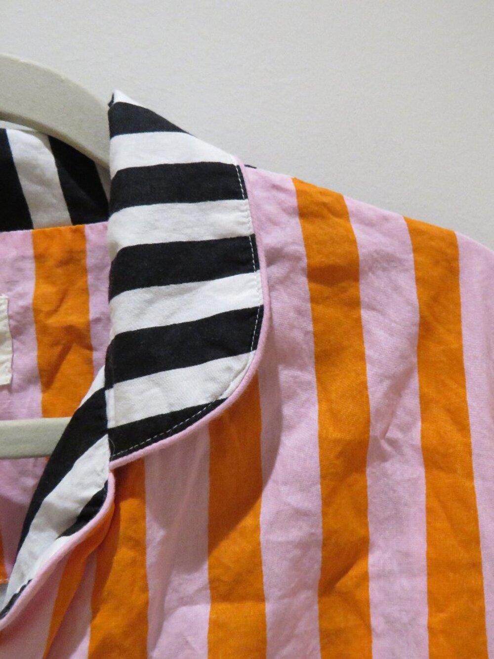 PRINTFRESH Showtime Stripes Colorblock Cotton Pajama Set XL Lounge Quirky - Picture 5 of 13
